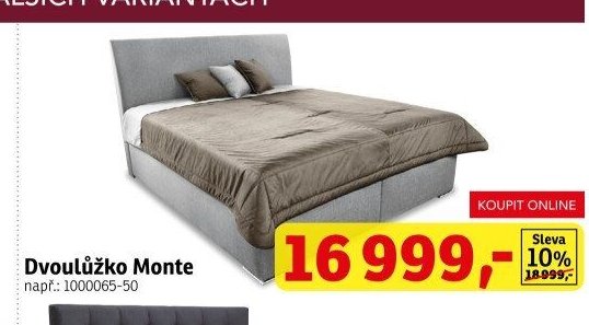 Dvoulůžko Monte
