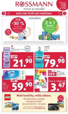 aktuální leták ROSSMANN drogerie 1.11.2023-14.11.2023
