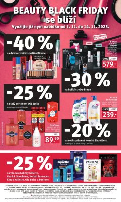 aktuální leták ROSSMANN drogerie 1.11.2023-14.11.2023