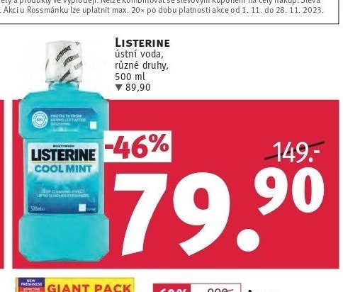 Listerine ústní voda