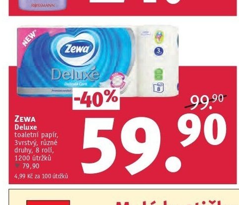 Zewa Deluxe toaletní papír