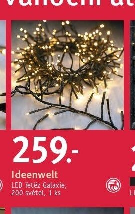 Ideenwelt LED řetěz Galaxie, 200 světel, 1 ks