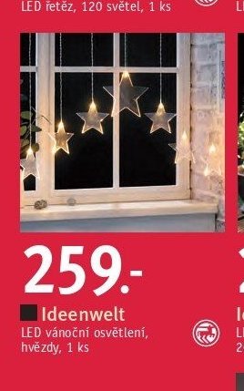 Ideenwelt LED vánoční osvětlení, hvězdy, 1 ks