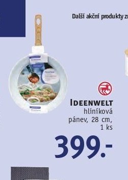 IDEENWELT hliníková pánev, 28 cm, 1 ks