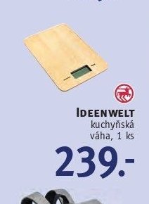 IDEENWELT kuchyňská váha, 1 ks