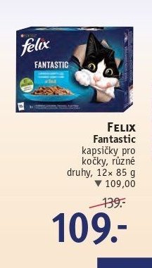 FELIX Fantastic kapsičky pro kočky, různé druhy, 12x 85 g