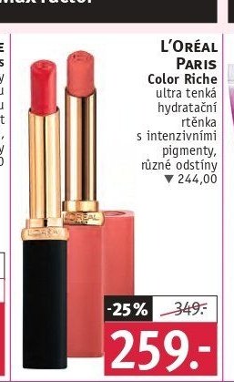 L'Oréal Paris Color Riche rtěnka