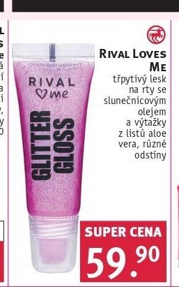 Rival Loves Me Glitter Gloss