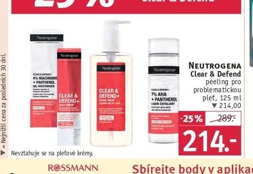 Neutrogena Clear & Defend peeling