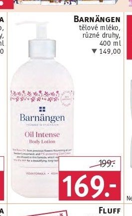 Barnängen tělové mléko