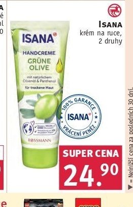 Isana krém na ruce