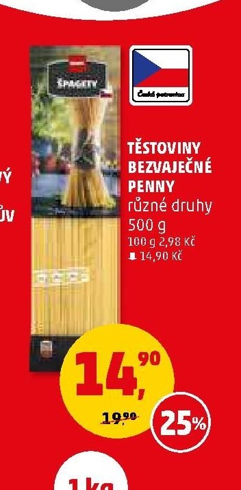 Těstoviny bezvaječné Penny - Penny Market aktualniletaky.eu