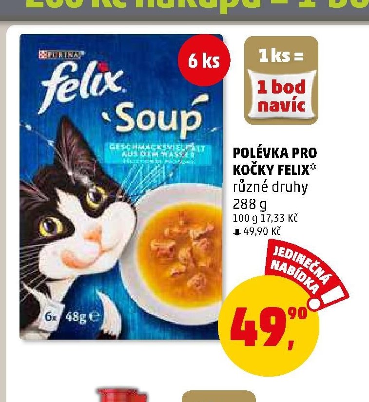 POLÉVKA PRO KOČKY FELIX - Penny Market aktualniletaky.eu