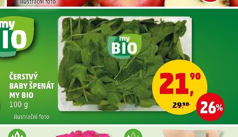 ČERSTVÝ BABY ŠPENÁT MY BIO - Penny Market aktualniletaky.eu