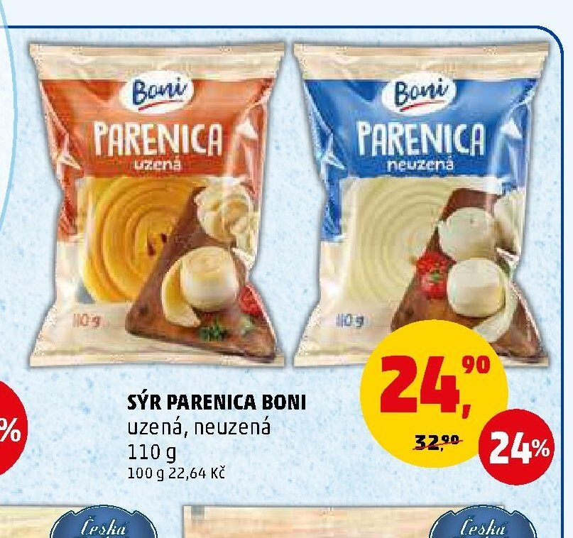 SÝR PARENICA BONI uzená, neuzená - Penny Market aktualniletaky.eu