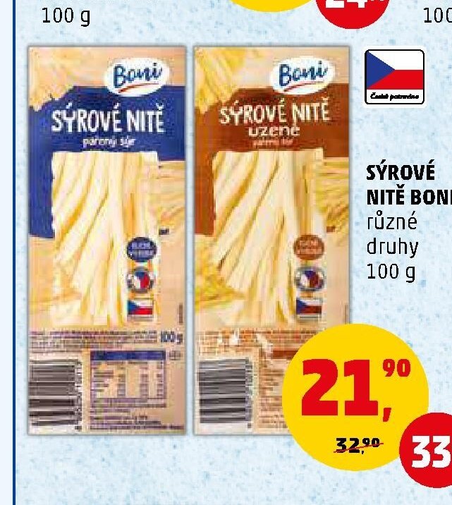 SÝROVÉ NITĚ BONI - Penny Market aktualniletaky.eu