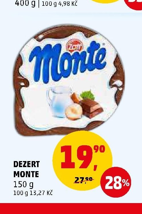 Dezert Monte - Penny Market aktualniletaky.eu