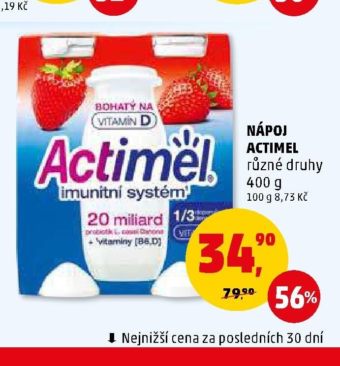 Nápoj Actimel - Penny Market aktualniletaky.eu