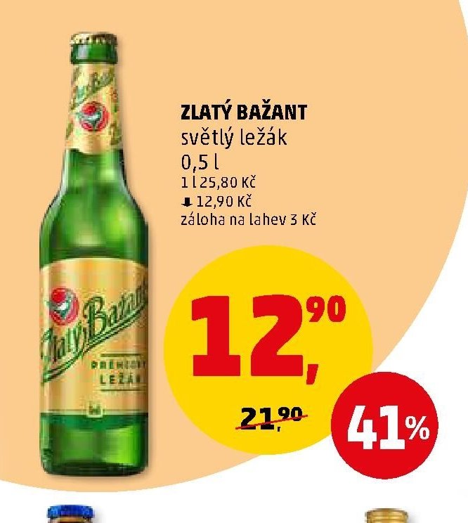 ZLATÝ BAŽANT světlý ležák - Penny Market aktualniletaky.eu
