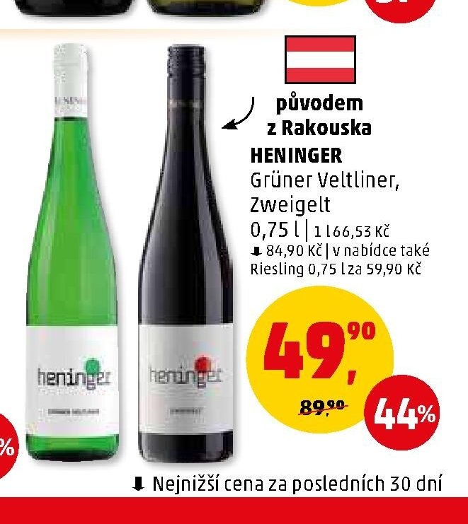 HENINGER Grüner Veltliner, Zweigelt - Penny Market aktualniletaky.eu