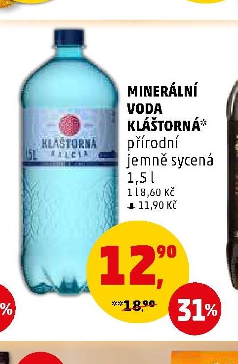 Minerální voda Kláštorná - Penny Market aktualniletaky.eu