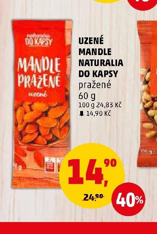 UZENÉ MANDLE NATURALIA DO KAPSY - Penny Market aktualniletaky.eu