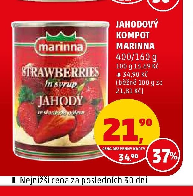 JAHODOVÝ KOMPOT MARINNA - Penny Market aktualniletaky.eu