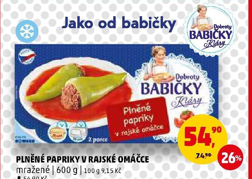 PLNĚNÉ PAPRIKY V RAJSKÉ OMÁČCE - Penny Market aktualniletaky.eu