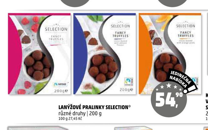 LANÝŽOVÉ PRALINKY SELECTION různé druhy - Penny Market aktualniletaky.eu