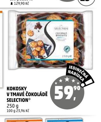 KOKOSKY V TMAVÉ ČOKOLÁDĚ SELECTION - Penny Market aktualniletaky.eu