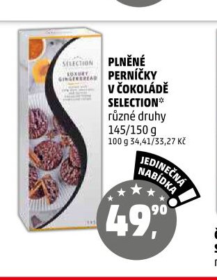 PLNĚNÉ PERNÍČKY V ČOKOLÁDĚ SELECTION - Penny Market aktualniletaky.eu