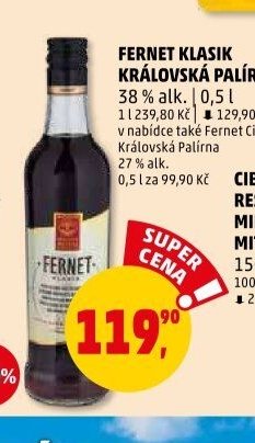 Fernet Klasik Královská Palírna - Penny Market aktualniletaky.eu