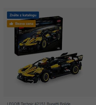 LEGO Technic 42151 Bugatti Bolide - Pompo aktualniletaky.eu