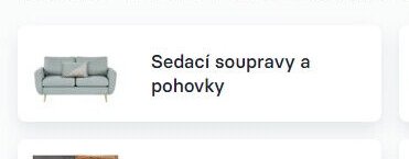 Sedací soupravy a pohovky