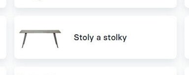 Stoly a stolky