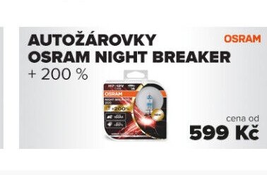 Autožárovky Osram Night Breaker + 200 %