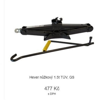 Hever nůžkový 1.5t TÜV, GS