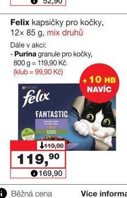 Felix kapsičky pro kočky