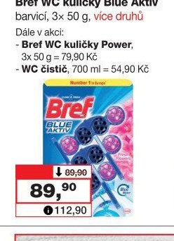 Bref WC kuličky Blue Aktiv