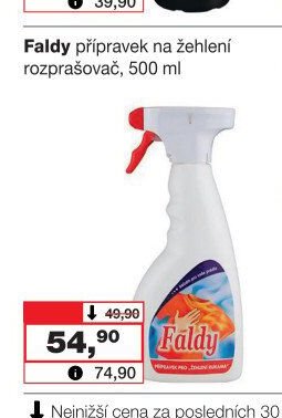 Faldy přípravevek na žehlení rozprašovač