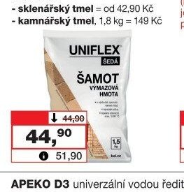 UNIFLEX Šamotová výmazová hmota, 1,5 kg