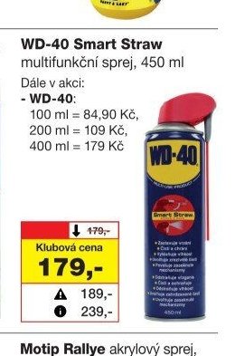 WD-40 Smart Straw multifunkční sprej, 450 ml