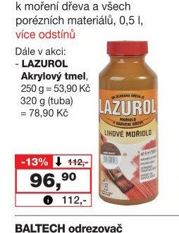 LAZUROL mořidlo lihové