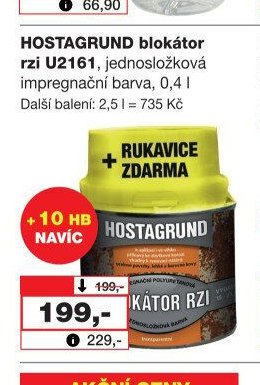 HOSTAGRUND blokátor rzi U2161