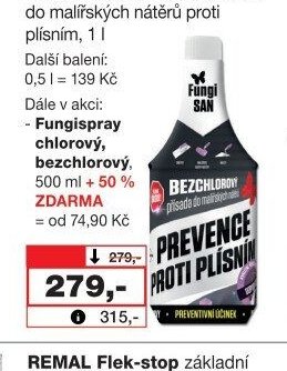 Fungisan bezchlorová přísada do malířských nátěrů proti plísním, 1 l