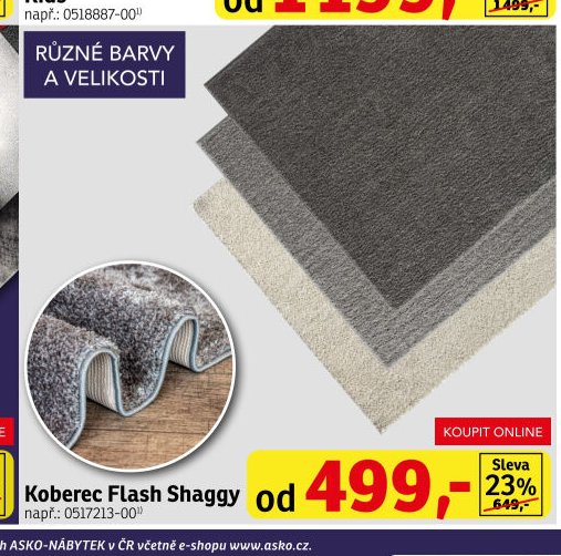 Koberec Flash Shaggy