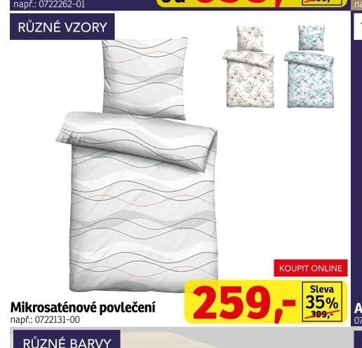 Mikrosaténové povlečení