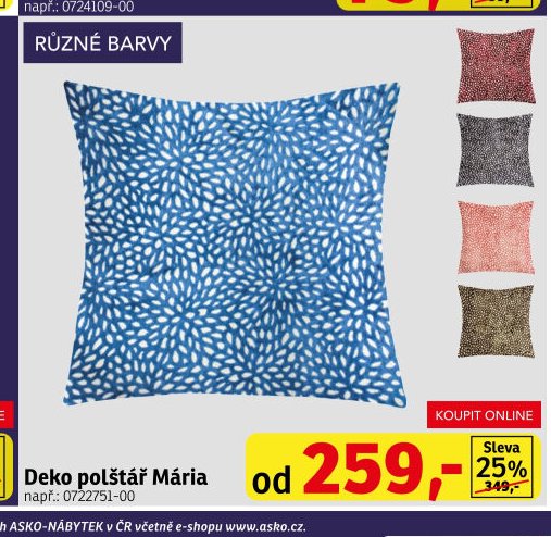 Deko polštář Mária