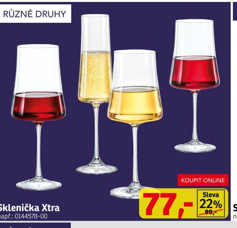 Sklenička Xtra
