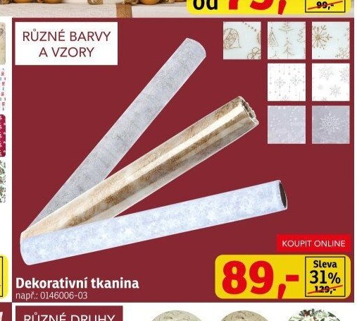 Dekorativní tkanina